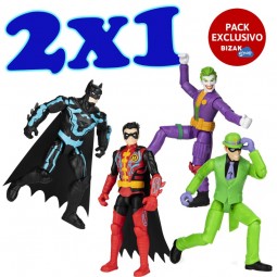 Pack 2x1 Batman Figuras...